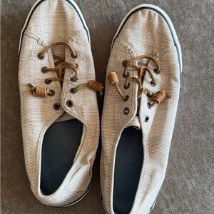 Sperry Women's Tan Canvas Shoes